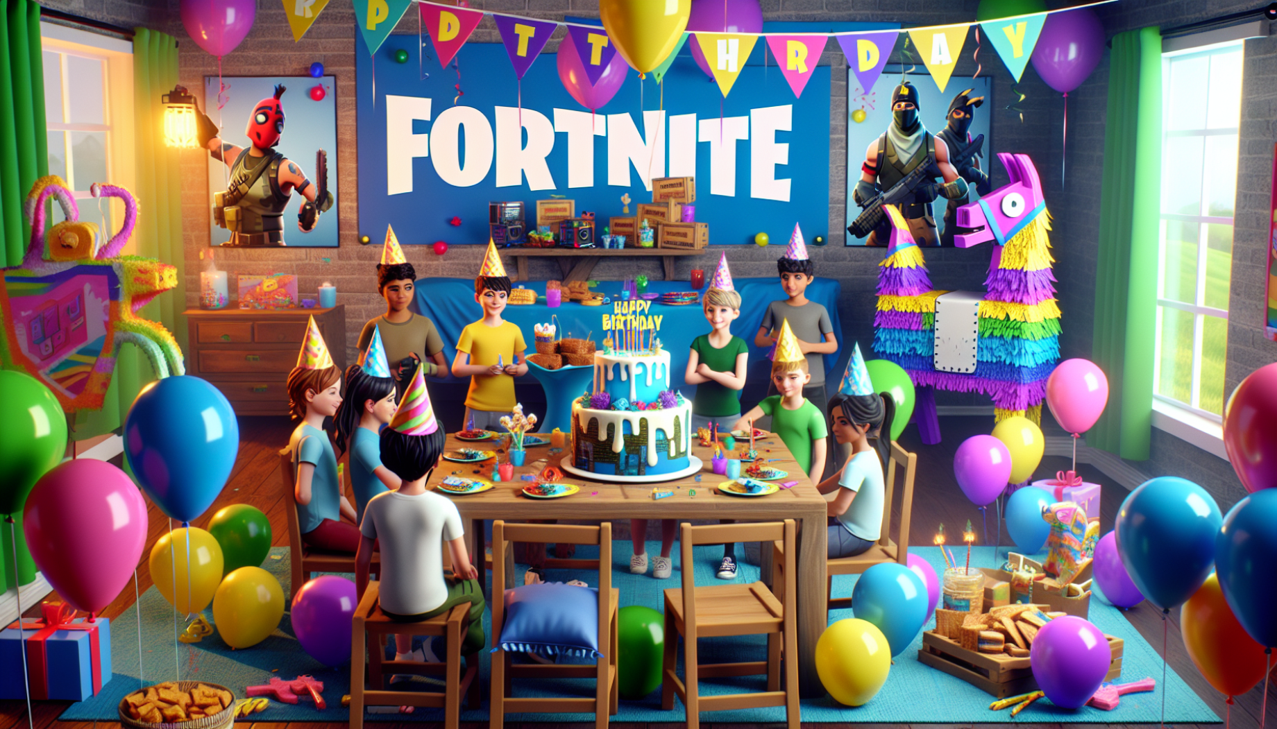 How to Plan the Ultimate Fortnite-Themed Birthday Party for Your Child