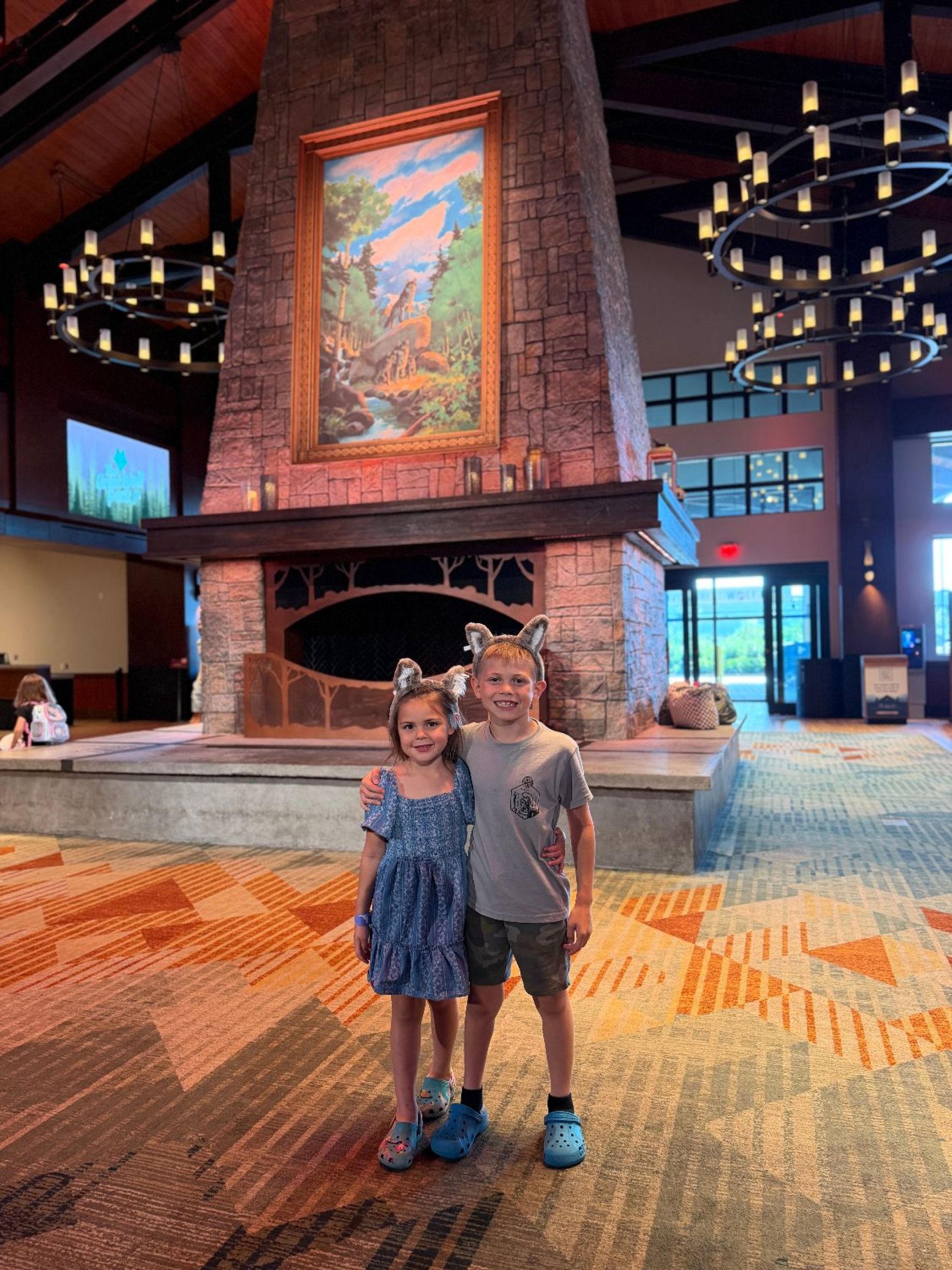 Family vacation with kids at a water park resort designed for all ages